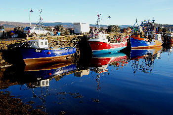 Photo of boats at Tobermory Isle of Mull